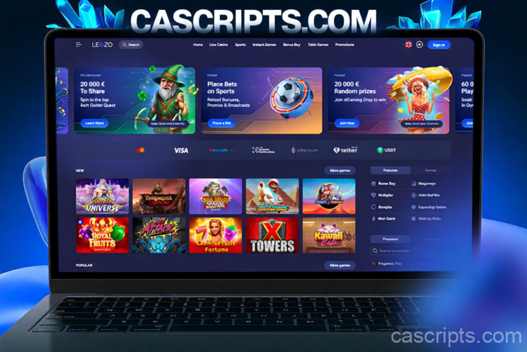 Legzo Casino PHP Script – Complete Online Casino Source Code for Sale