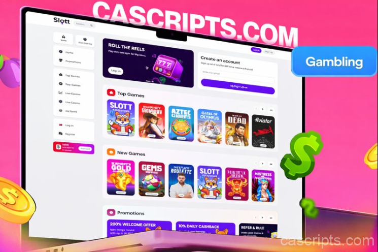 Slott Casino PHP Script – Best Slots-Focused Online Casino Source Code